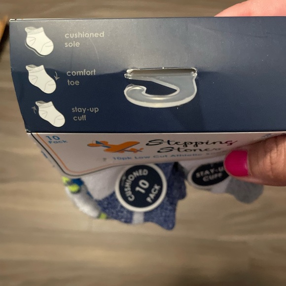 Stepping stones 10 low cut athletic socks size 6-12 months - Picture 2 of 4